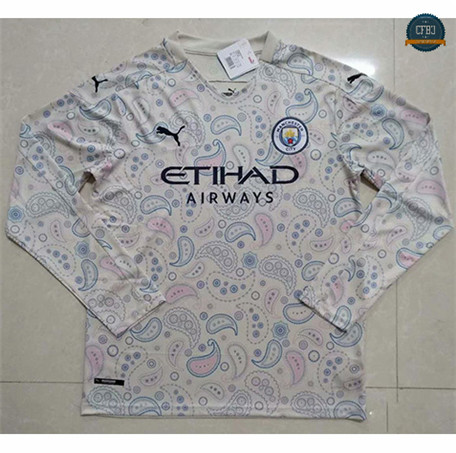 Cfb3 Camiseta Manchester City 3ª Equipación Manga Larga 2020/2021
