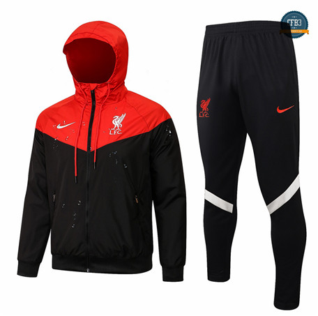 Cfb3 Rompevientos Liverpool Equipación Negro/Rojo 2021/2022