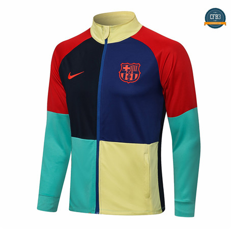 Cfb3 Chaqueta Barcelona Equipación Amarillo/Rojo/Azul/Verde 2021/2022