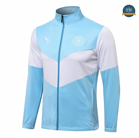 Cfb3 Chaqueta Manchester City Equipación Azul Claro 2021/2022