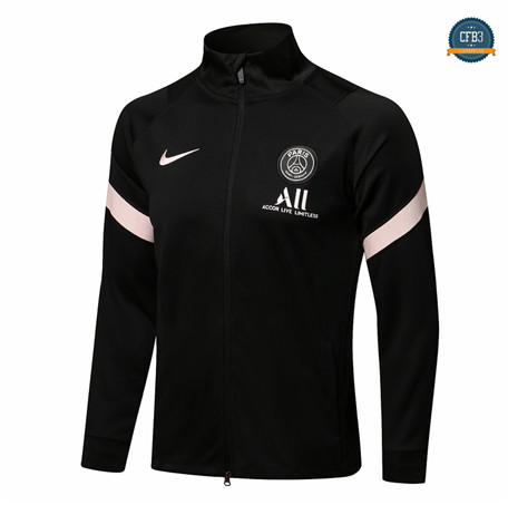 Cfb3 Chaqueta PSG Equipación Negro Col Haut 2021/2022