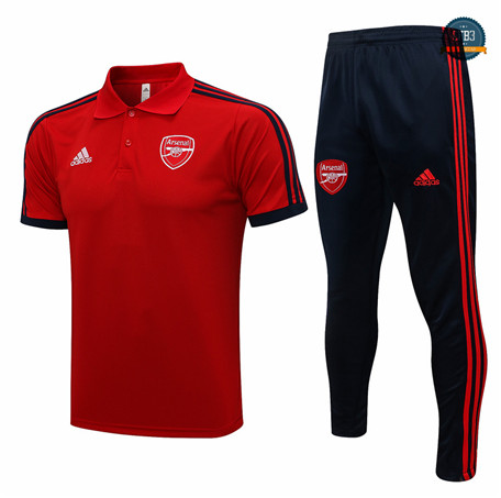 Cfb3 Camiseta Entrenamiento Arsenal + Pantalones Equipación Rojo 2021/2022