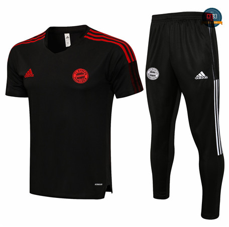 Cfb3 Camiseta Entrenamiento Bayern Munich + Pantalones Equipación Gris oscuro 2021/2022