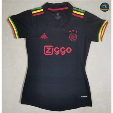 Cfb3 Camiseta Ajax Mujer 3ª Equipación Negro 2021/2022
