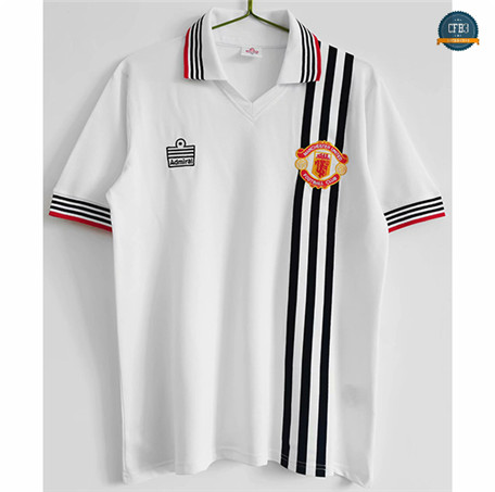 Cfb3 Camiseta Retro 1975-80 Manchester United 2ª Equipación