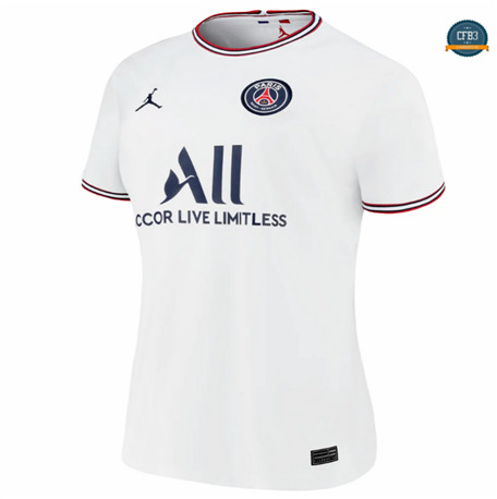 Cfb3 Camisetas Mujer Paris Saint Germain 4ª Equipación 2021/2022