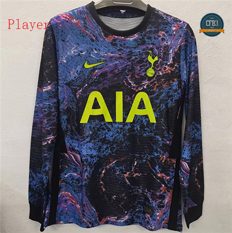 Cfb3 Camisetas Player Version Tottenham Hotspur 2ª Equipación Manga larga 2021/2022