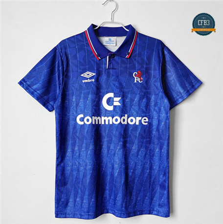 Cfb3 Camisetas Retro 1989-91 Chelsea 1ª Equipación