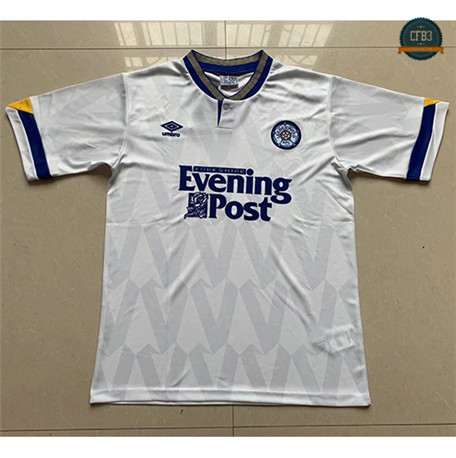 Cfb3 Camisetas Retro 1991-92 Leeds united 1ª Equipación