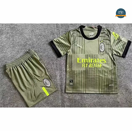 Venta Cfb3 Camiseta AC Milan 3ª Equipación Niños 2022/2023