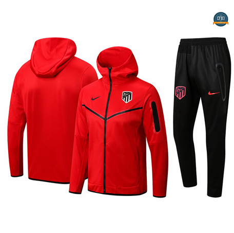 Cfb3 Camiseta Chaqueta Chandal Atletico Madrid Equipación Sombrero Rojo 2022/2023