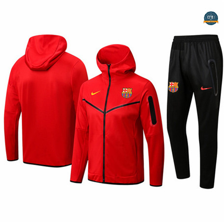 Cfb3 Camiseta Chaqueta Chandal Barcelona Equipación Sombrero Rojo 2022/2023