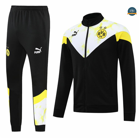 Cfb3 Camiseta Chaqueta Chandal Borussia Dortmund Equipación Negro 2022/2023