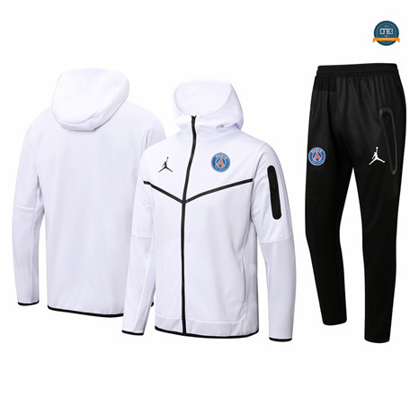 Cfb3 Camiseta Chaqueta Chandal Paris PSG Equipación Sombrero Blanco 2022/2023