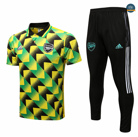 Cfb3 Camiseta Arsenal Polo + Pantalones Equipación Jaune 2022/2023