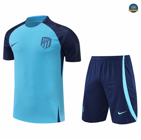 Cfb3 Camiseta Atletico Madrid + Short + Pantalones Equipación Azul 2022/2023
