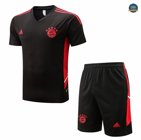 Cfb3 Camiseta Bayern Munich + Short + Pantalones Equipación Negro 2022/2023