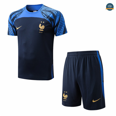 Cfb3 Camiseta Francia + Short + Pantalones Equipación Azul 2022/2023