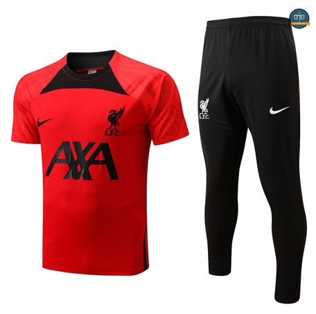 Cfb3 Camiseta Liverpool + Pantalones Equipación Rojo 2022/2023