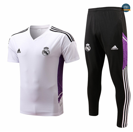 Cfb3 Camiseta Real Madrid + Pantalones Equipación Blanco 2022/2023