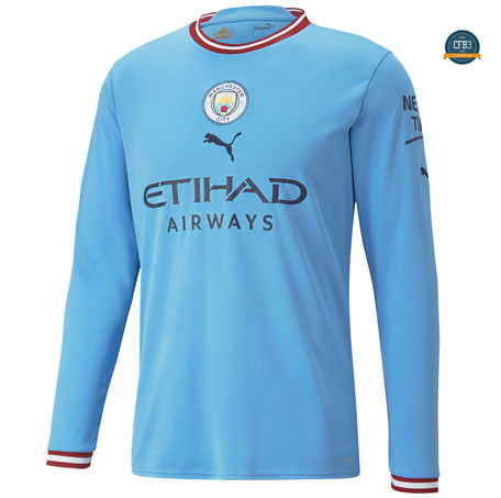 Cfb3 Camiseta Manchester City 1ª Equipación Manga larga 2022/2023