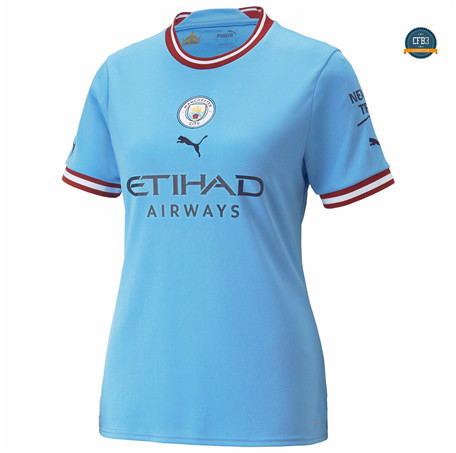 Cfb3 Camiseta Manchester City Mujer 1ª Equipación 2022/2023