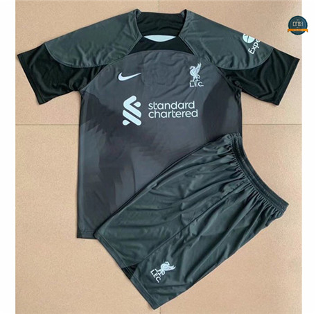 Cfb3 Camiseta Liverpool Niños Portero Negro 2022/2023