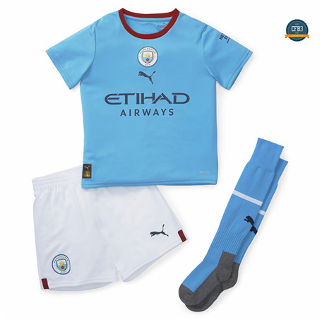 Cfb3 Camiseta Manchester City Niños 1ª Equipación 2022/2023