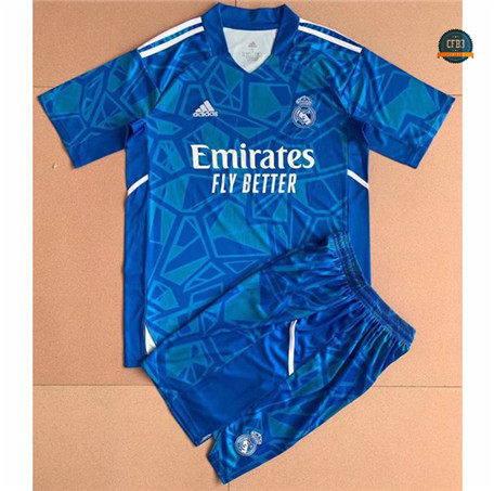 Cfb3 Camiseta Real Madrid Niños Equipación Portero Azul 2022/2023