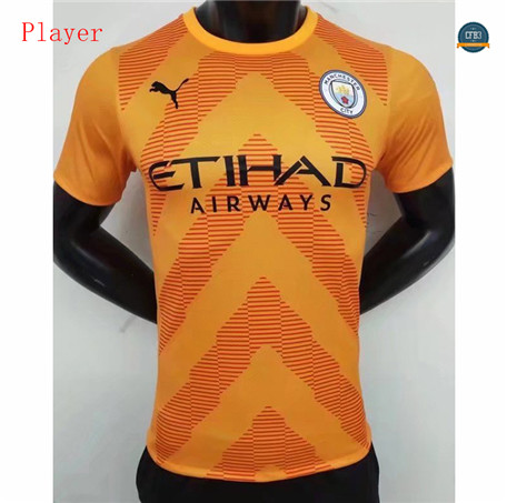 Cfb3 Camiseta Manchester City Player Portero Naranja 2022/2023