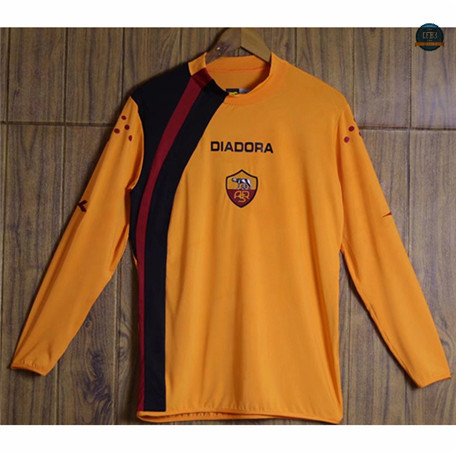 Cfb3 Camiseta Retro 2005-06 AS Roma 1ª Equipación Manga larga