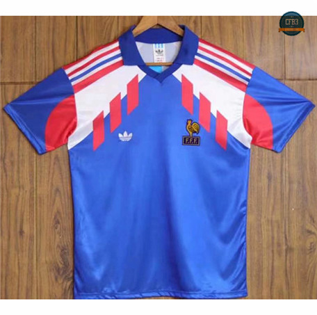 Cfb3 Camiseta Retro 1988-1990 Francia 1ª Equipación