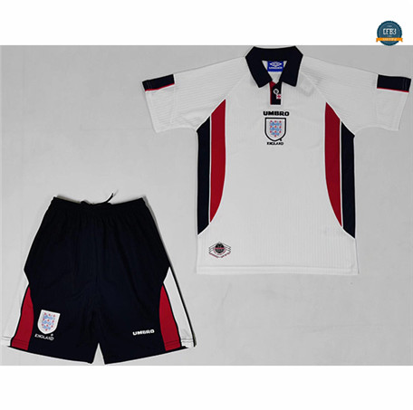 Cfb3 Camiseta Retro 1998 Inglaterra Niños 1ª Equipación