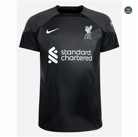 Cfb3 Camiseta Liverpool 2ª Portero Equipación Negro 2022/2023