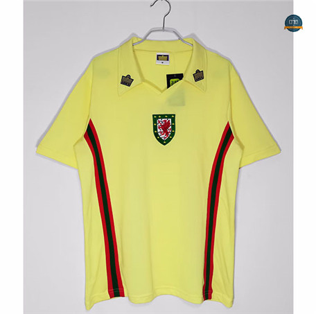 Cfb3 Camiseta Retro 1976-79 Wales 2ª Equipación