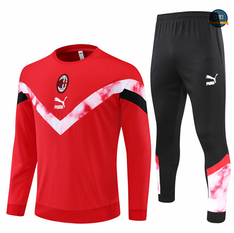 Cfb3 Camiseta Chándal AC Milan Equipación Rojo/Negro 2022/2023 C259