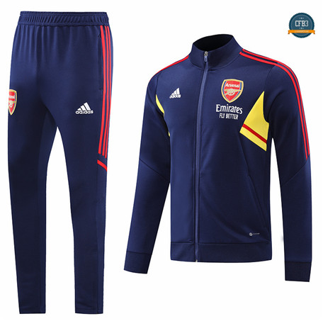 Cfb3 Camiseta Chaqueta Chándal Arsenal Equipación Azul Profundo 2022/2023 C189