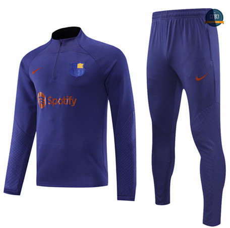 Cfb3 Camiseta Chándal Barcelona Equipación Azul Profundo 2022/2023 C076