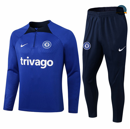Cfb3 Camiseta Chándal Chelsea Equipación Azul/Azul Profundo 2022/2023 C191