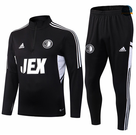 Cfb3 Camiseta Chándal Feyenoord Equipación Negro 2022/2023 C012