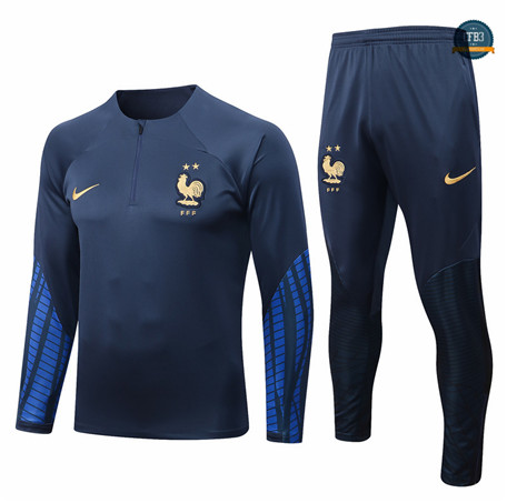 Cfb3 Camiseta Chándal Francia Equipación Azul Profundo 2022/2023 C165