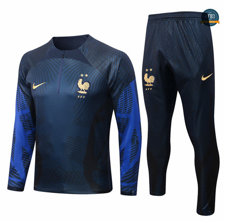 Cfb3 Camiseta Chándal Francia Equipación Azul Profundo 2022/2023 C167