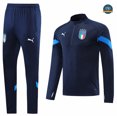 Cfb3 Camiseta Chándal Italia Equipación Azul Profundo 2022/2023 C173
