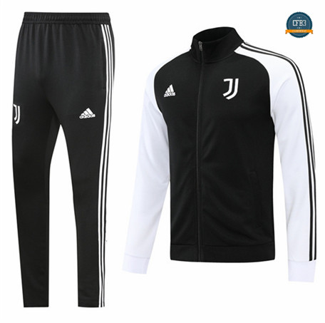 Cfb3 Camiseta Chaqueta Chándal Juventus Equipación Negro/Blanco 2022/2023 C283