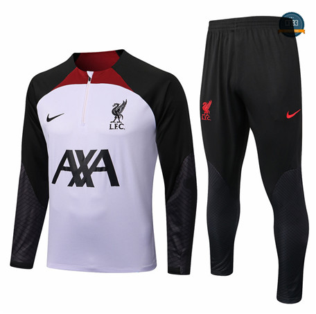 Cfb3 Camiseta Chándal Liverpool Equipación Blanco/Negro 2022/2023 C218