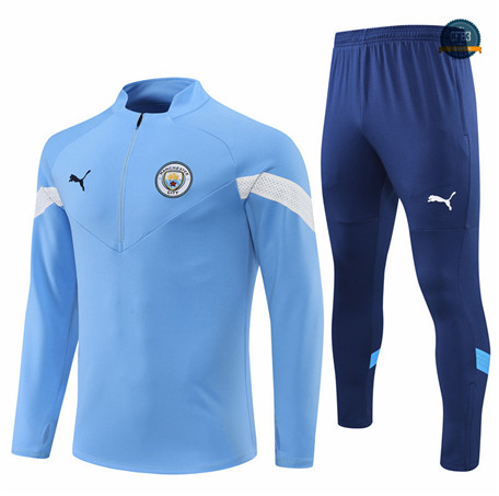 Cfb3 Camiseta Chándal Manchester City Equipación Azul 2022/2023 C225