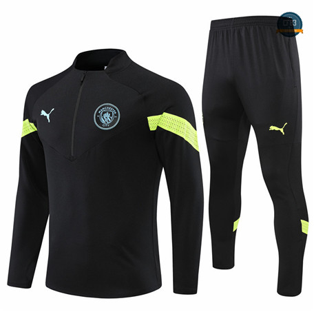 Cfb3 Camiseta Chándal Manchester City Equipación Negro 2022/2023 C226