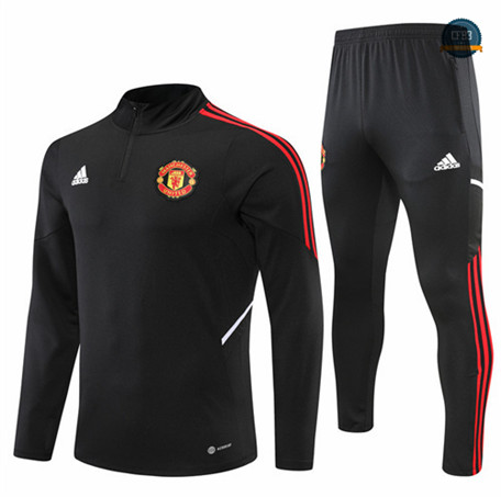 Cfb3 Camiseta Chaqueta Chándal Manchester United Equipación Azul 2022/2023 C235