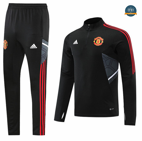 Cfb3 Camiseta Chándal Manchester United Equipación Negro 2022/2023 C241