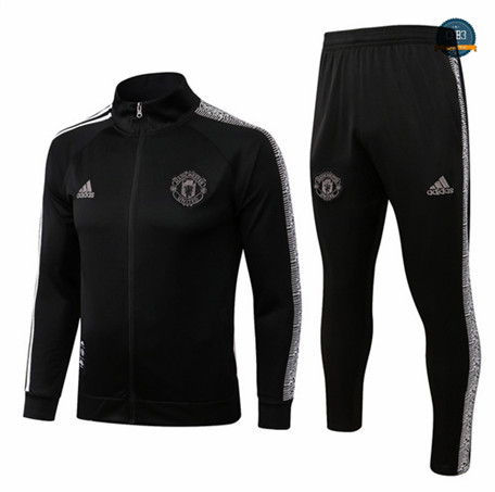 Cfb3 Camiseta Chaqueta Chándal Manchester United Equipación Negro 2022/2023 C250